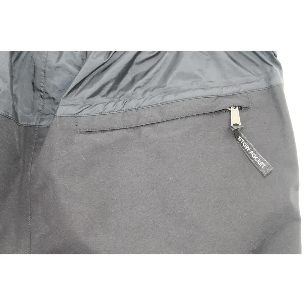 The North Face GORE-TEX Black Elastic Zip Track Pants Stow Pockets Mens XL